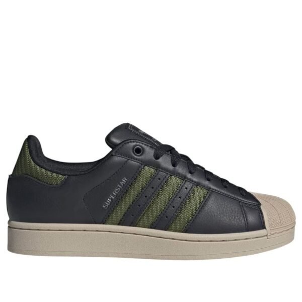 adidas Superstar II Black Tech Olive