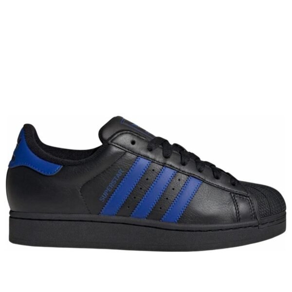adidas Superstar II Core Black Blue Cloud White