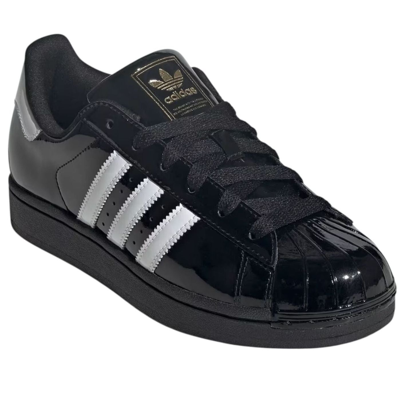 adidas Superstar II Core Black Cloud White Gold Metallic (Women's) 4 adidas Superstar II Core Black Cloud White Gold Metallic (Women's)