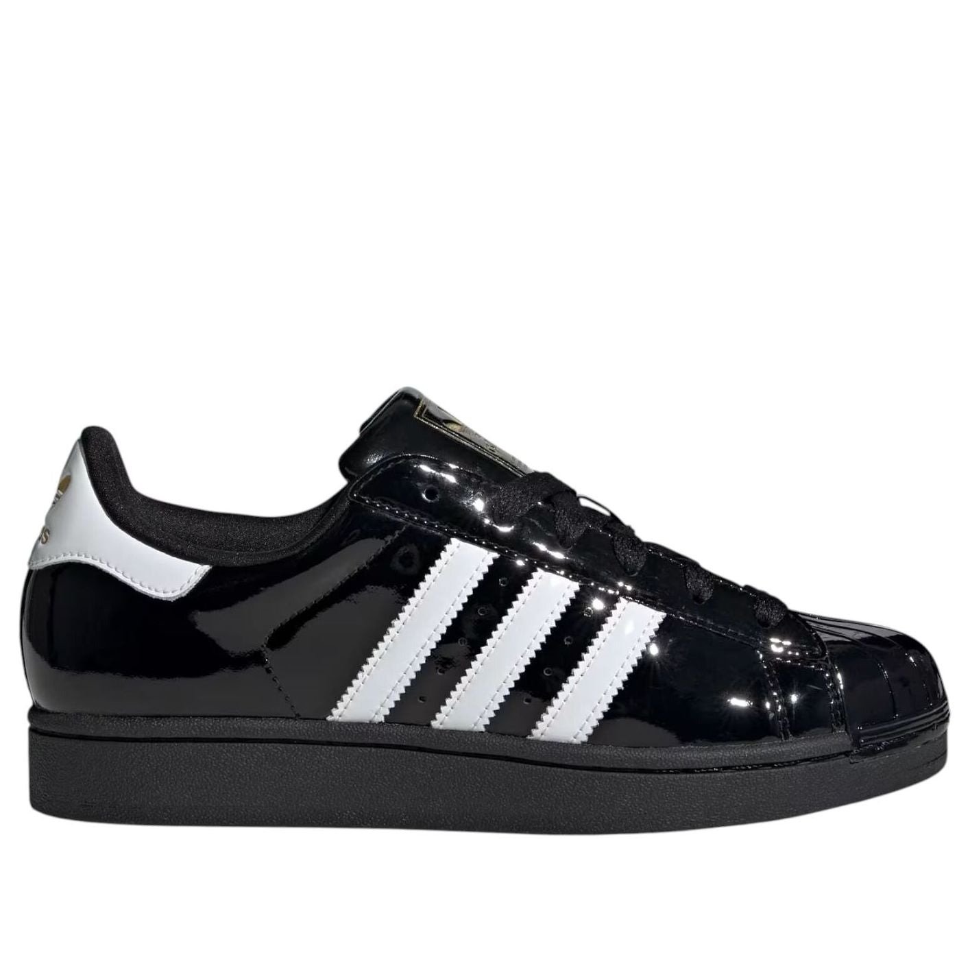 adidas Superstar II Core Black Cloud White Gold Metallic (Women's) 7 adidas Superstar II Core Black Cloud White Gold Metallic (Women's)