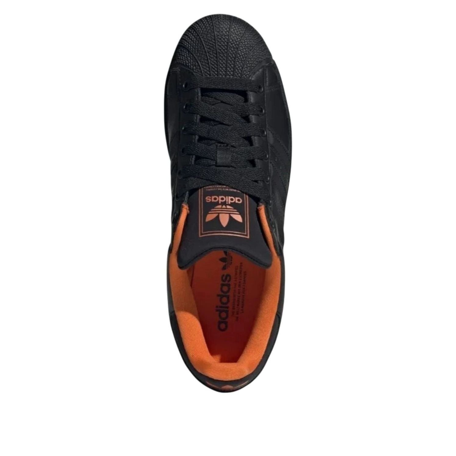 adidas Superstar II Core Black Orange 7 adidas Superstar II Core Black Orange