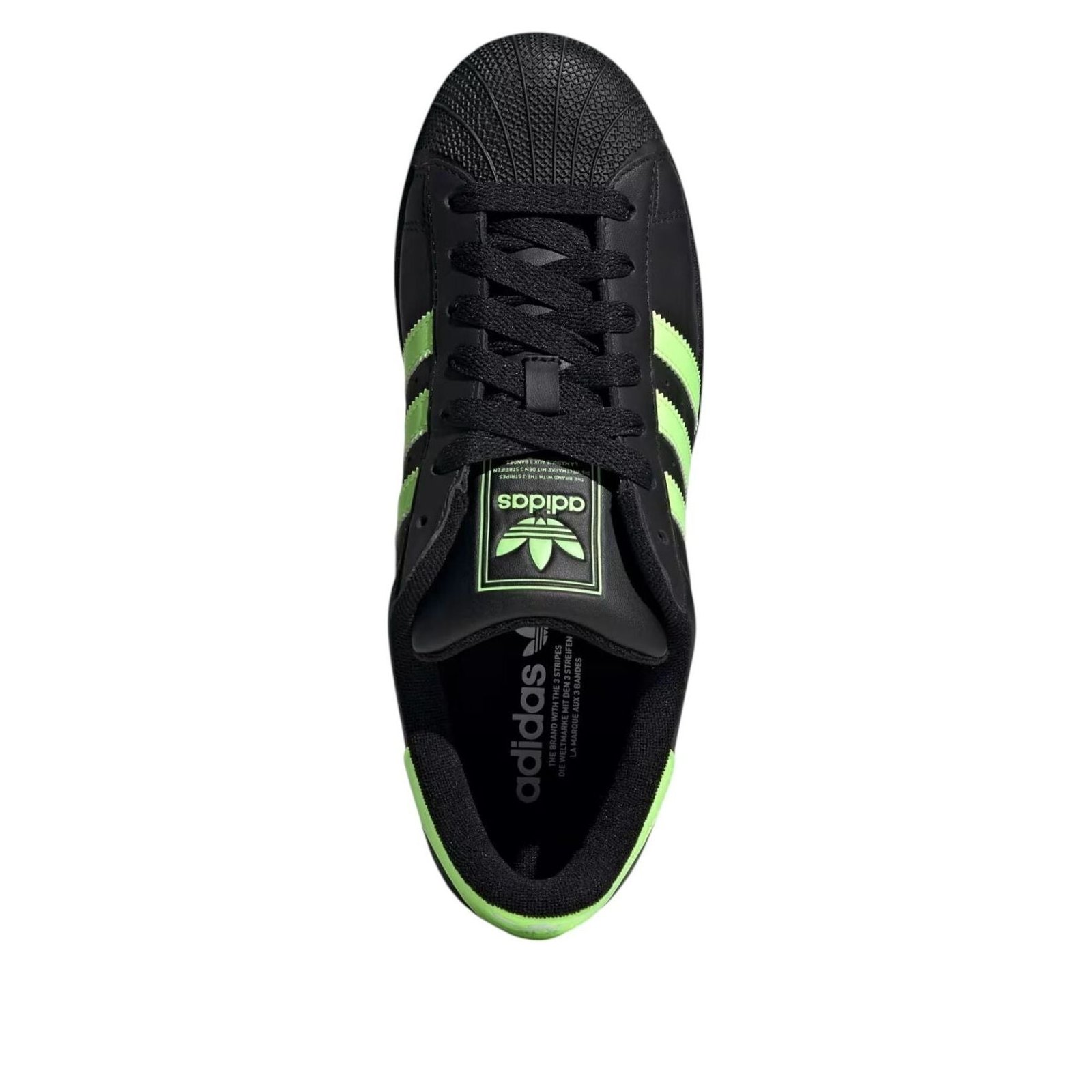 adidas Superstar II Core Black Signal Green Cloud White 6 adidas Superstar II Core Black Signal Green Cloud White