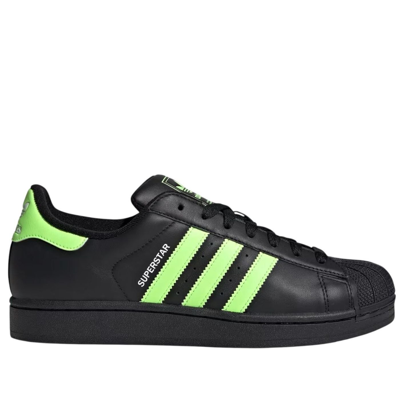 adidas Superstar II Core Black Signal Green Cloud White 7 adidas Superstar II Core Black Signal Green Cloud White