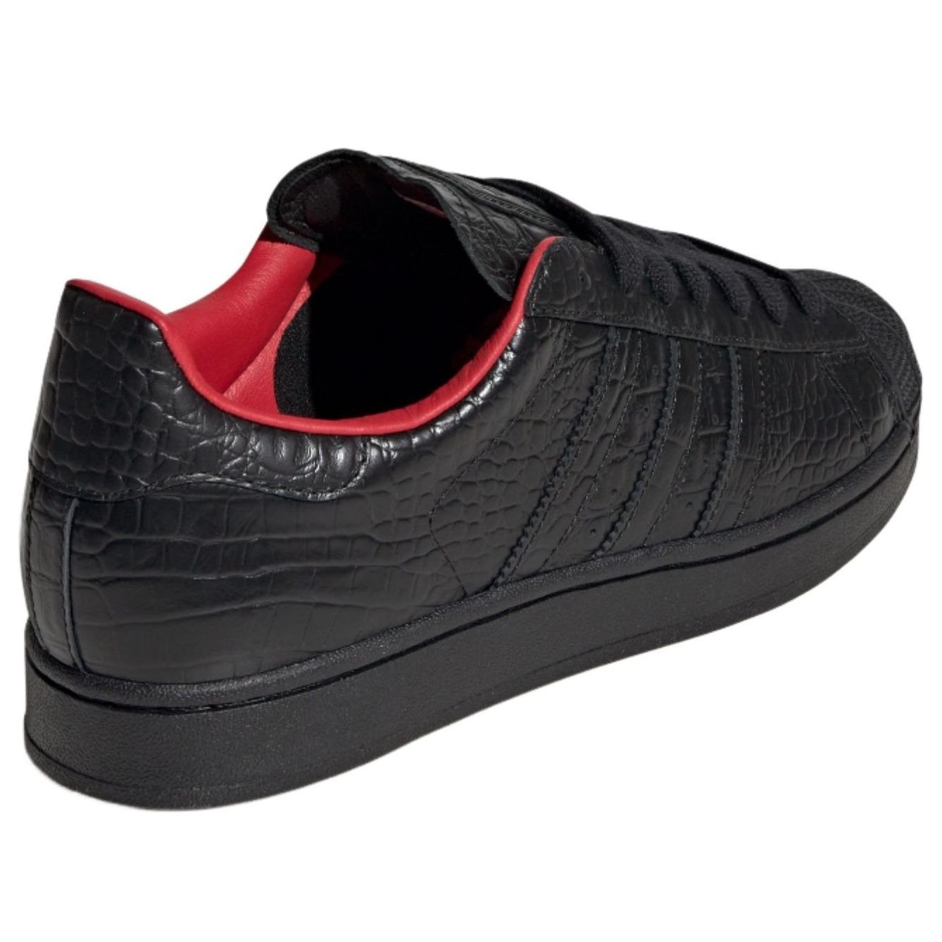 adidas Superstar II Croc Black 5 adidas Superstar II Croc Black