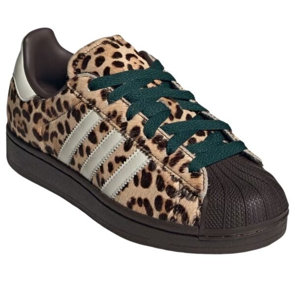 adidas Superstar II Leopard Dark Brown Ivory (Womens)