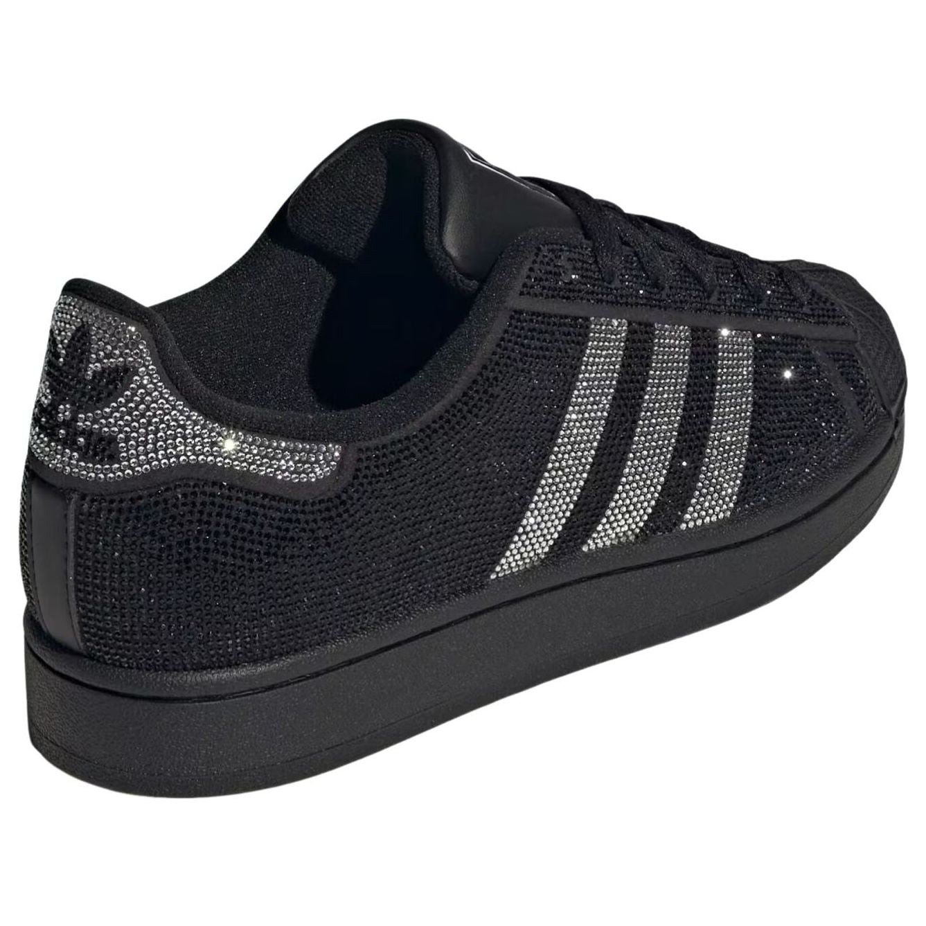 adidas Superstar II Rhinestone Black Silver (Women's) 5 adidas Superstar II Rhinestone Black Silver (Women's)