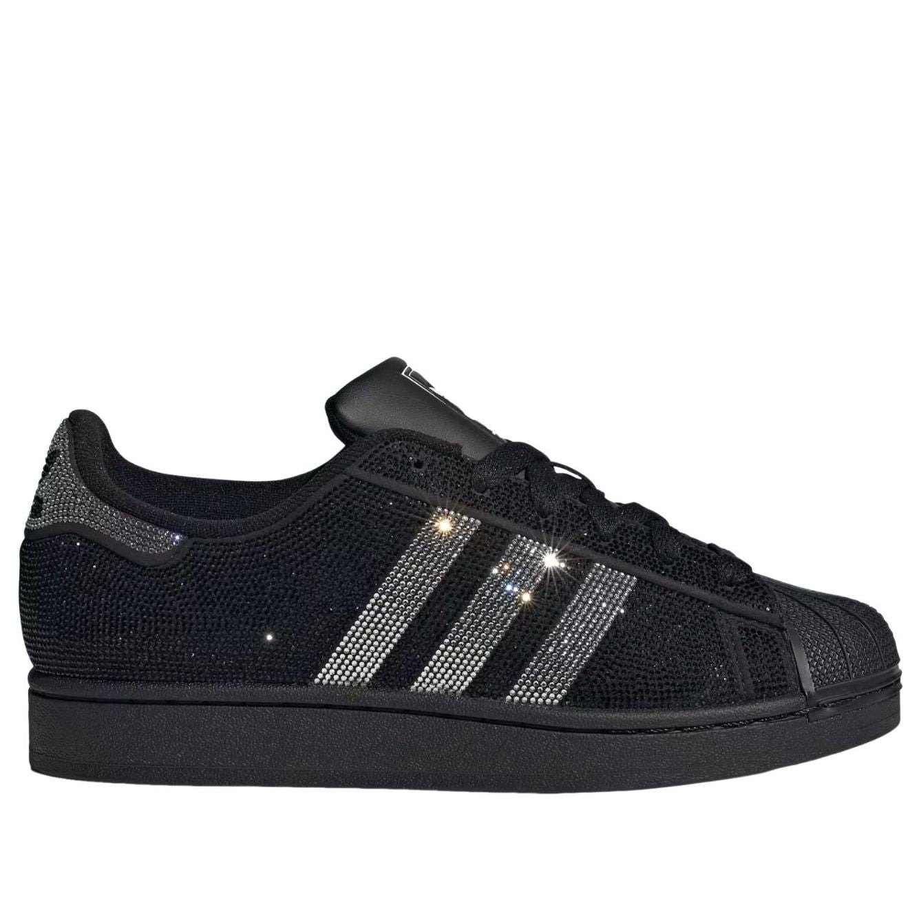 adidas Superstar II Rhinestone Black Silver (Women's) 8 adidas Superstar II Rhinestone Black Silver (Women's)