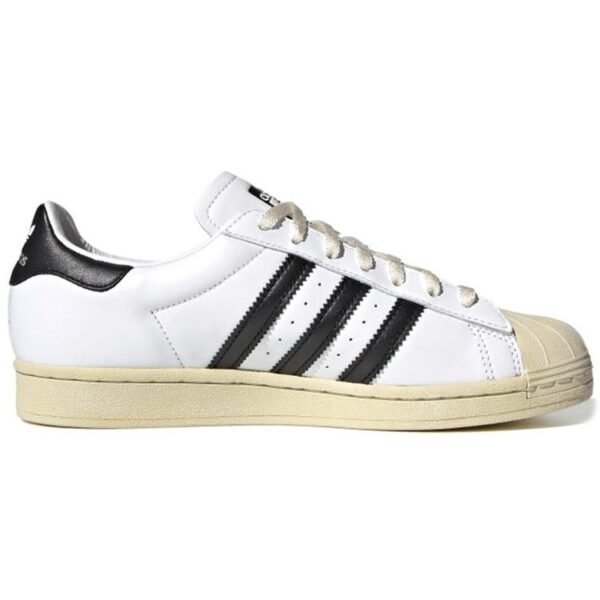 adidas Superstar White Black Aged Sole