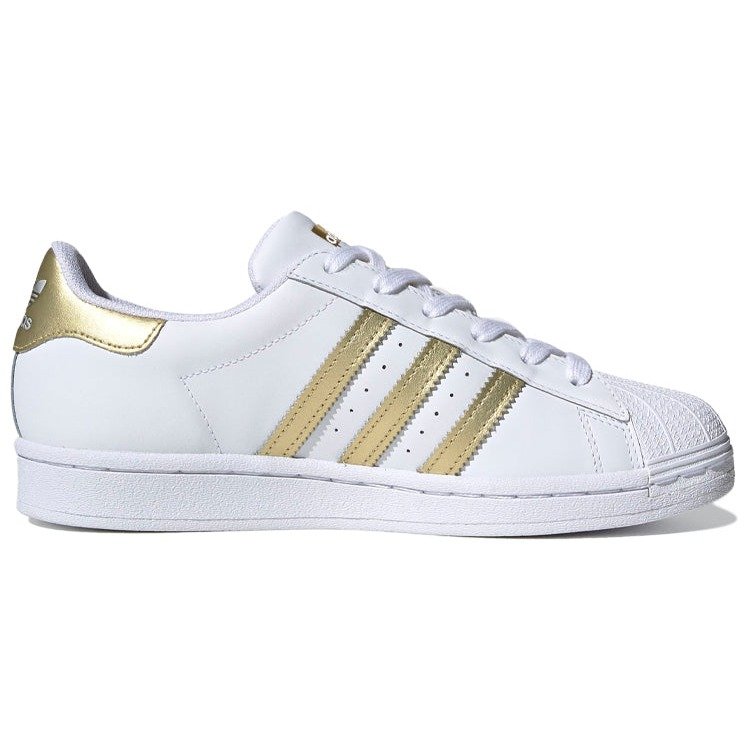 adidas Superstar White Gold Metallic (Women's) 4 adidas Superstar White Gold Metallic (Women's)
