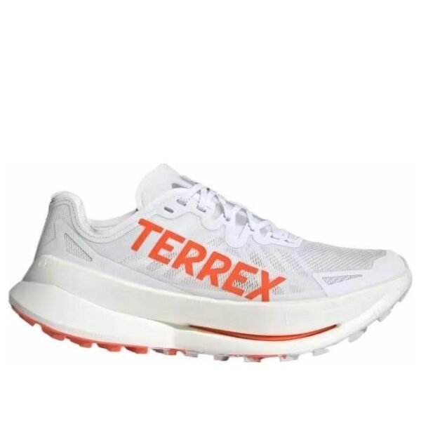 adidas Terrex Agravic Speed Ultra Trail Cloud White Impact Orange Dash Grey