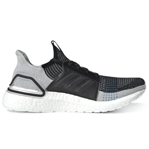 adidas Ultra Boost 19 Core Black Grey Six Shock Cyan