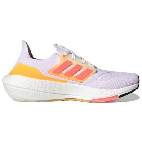 adidas Ultra Boost 22 White Turbo Flash Orange (Womens)