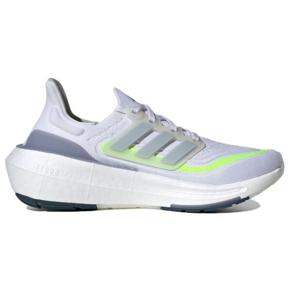 adidas Ultra Boost Light Cloud White Wonder Blue Lucid Lemon (Womens)
