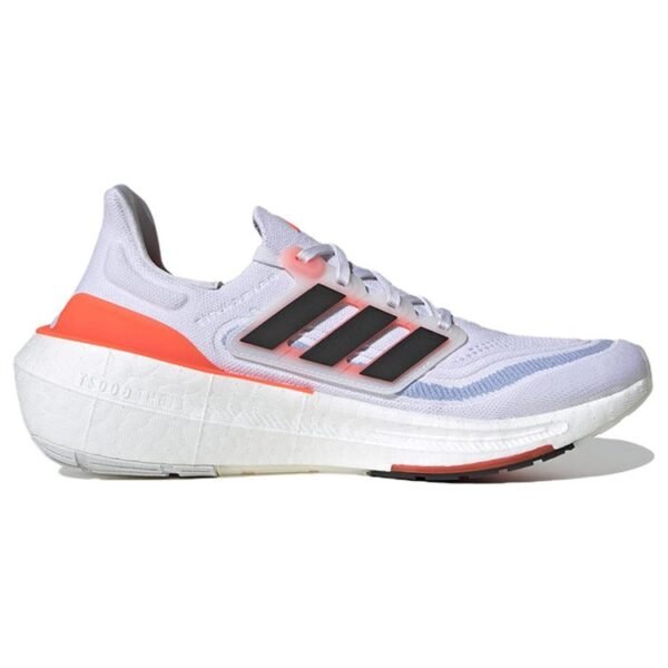 adidas Ultra Boost Light White Black Solar Red