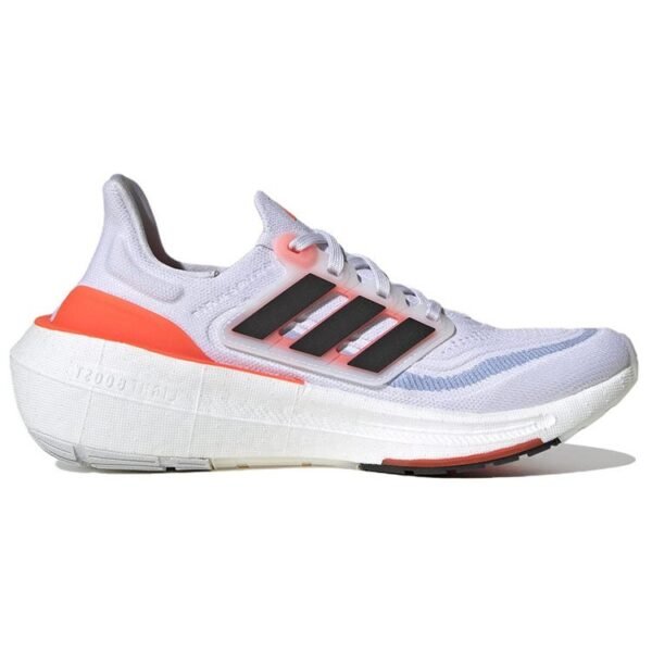 adidas Ultra Boost Light White Black Solar Red (Womens)