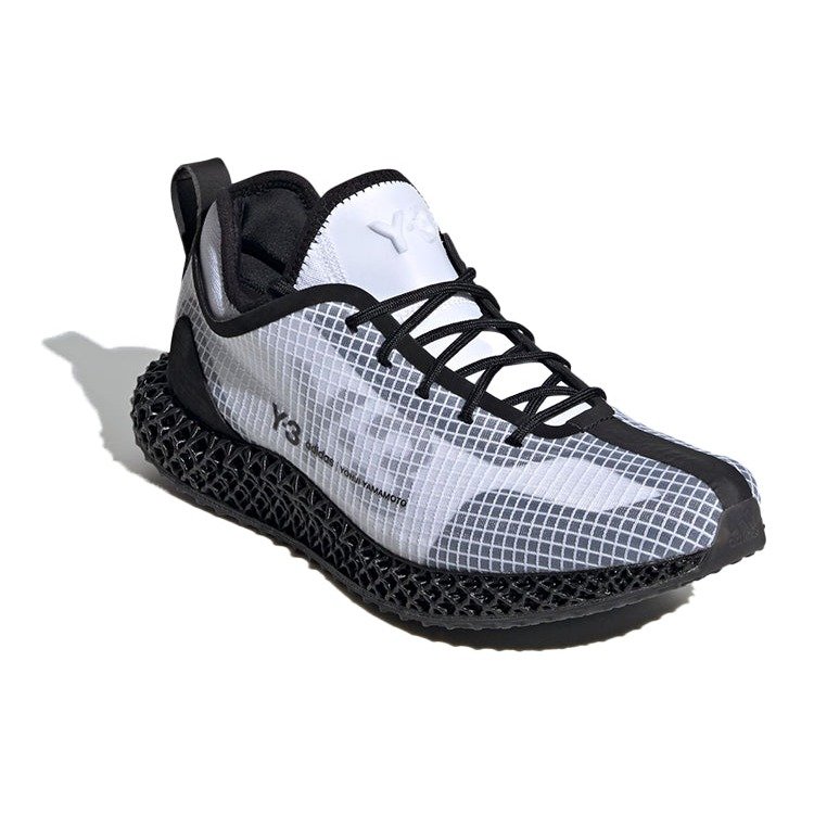 adidas Y-3 Runner 4D IO White Black 5 adidas Y-3 Runner 4D IO White Black