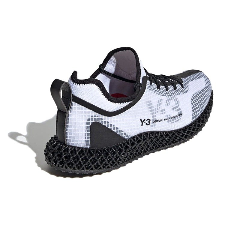 adidas Y-3 Runner 4D IO White Black 6 adidas Y-3 Runner 4D IO White Black