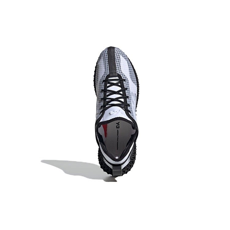 adidas Y-3 Runner 4D IO White Black 7 adidas Y-3 Runner 4D IO White Black