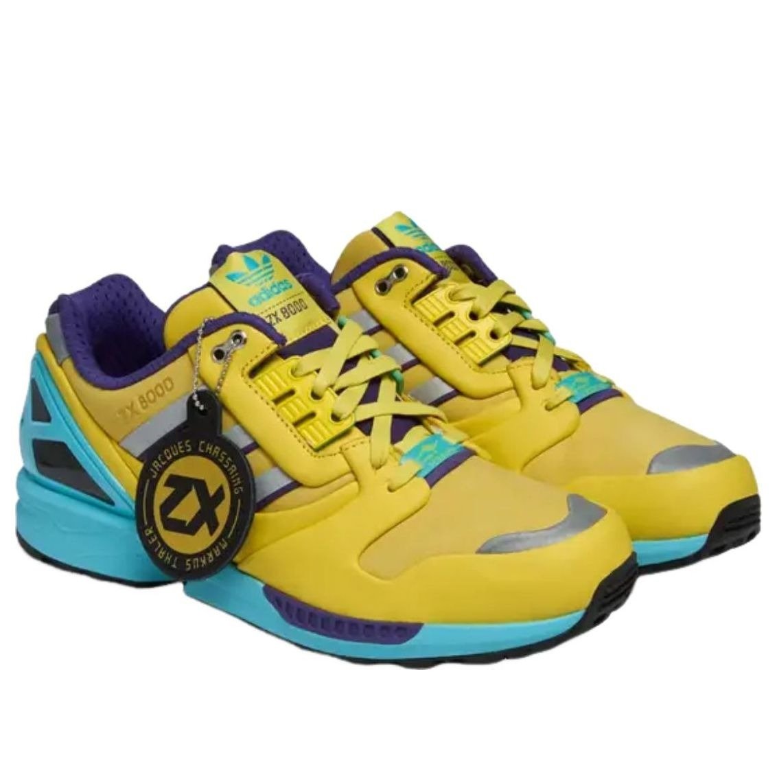 adidas ZX 8000 Consortium Yellow Blue Glow 4 adidas ZX 8000 Consortium Yellow Blue Glow