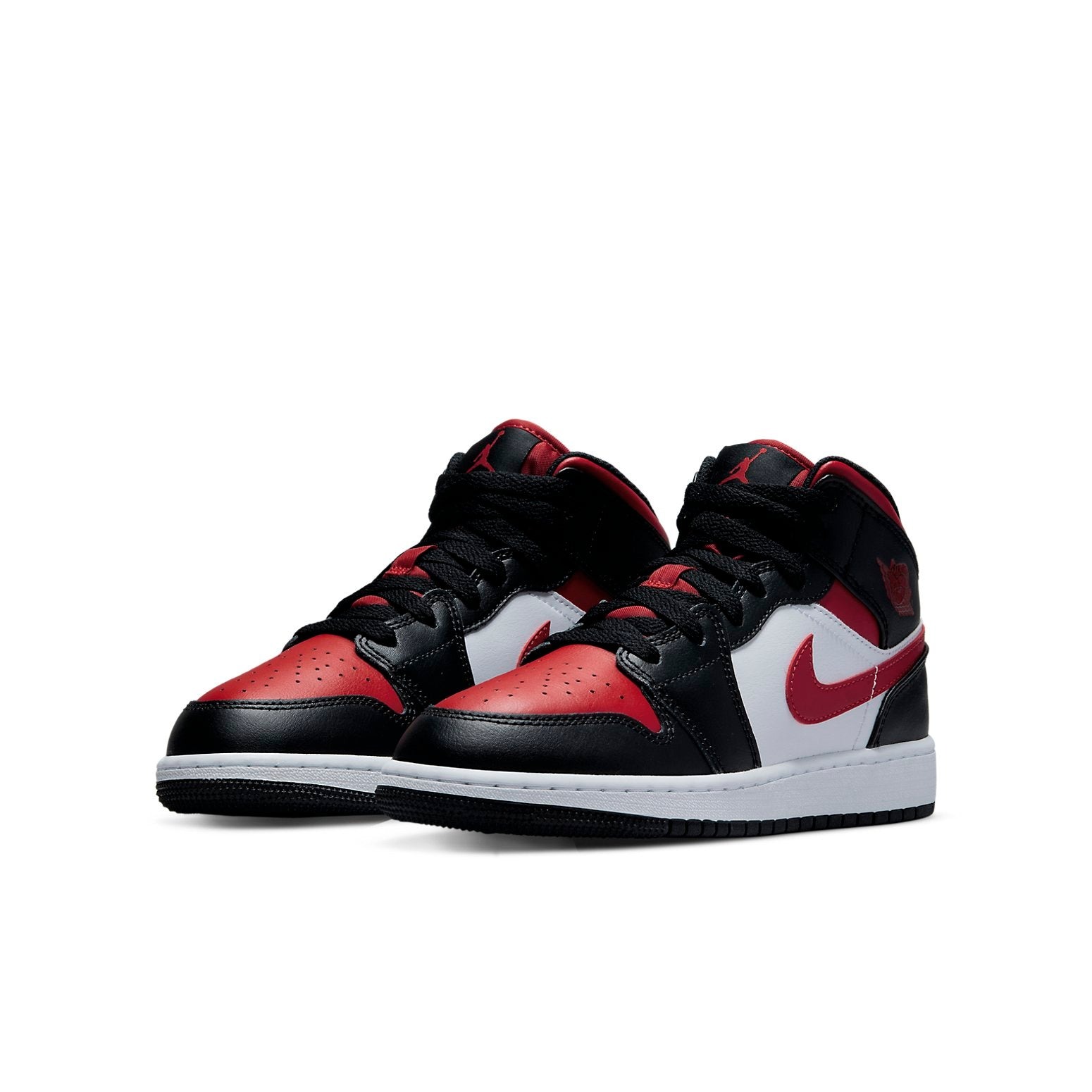 Air Jordan 1 Mid Black Fire Red (GS) 5 Air Jordan 1 Mid Black Fire Red (GS)