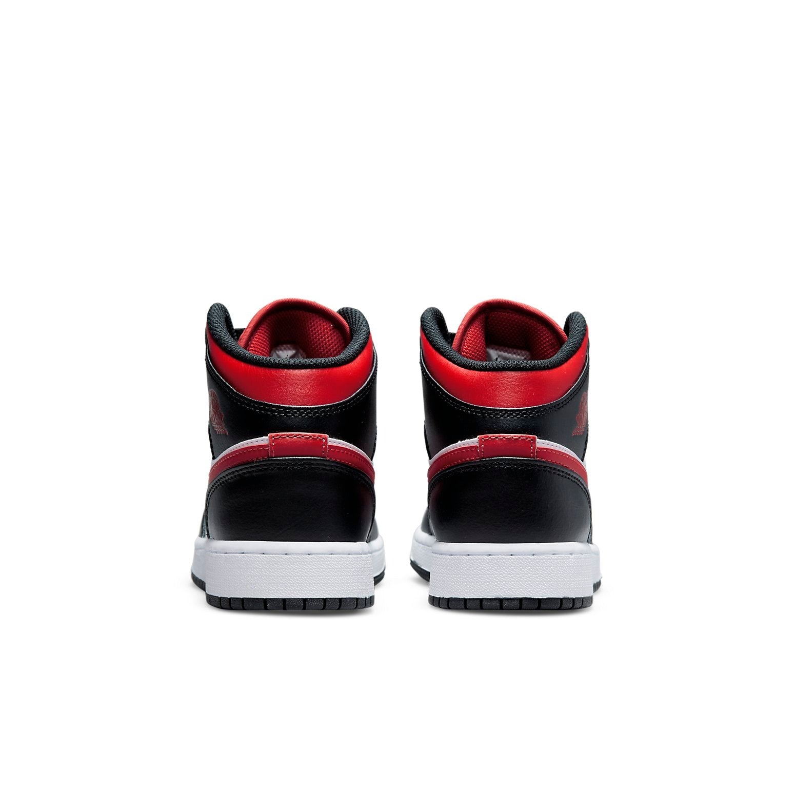 Air Jordan 1 Mid Black Fire Red (GS) 7 Air Jordan 1 Mid Black Fire Red (GS)