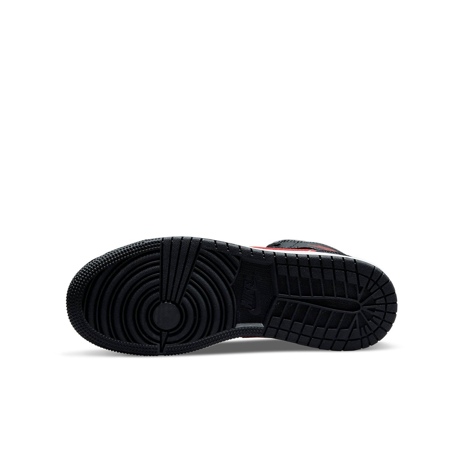 Air Jordan 1 Mid Black Fire Red (GS) 8 Air Jordan 1 Mid Black Fire Red (GS)