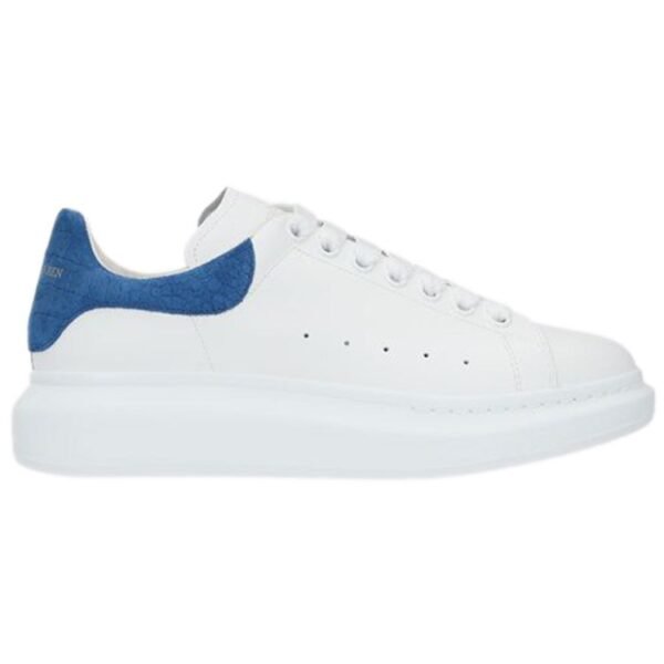 Alexander McQueen Oversized White Blue Croc