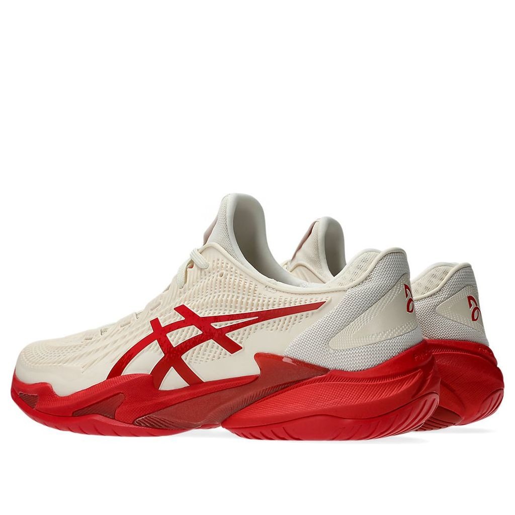 ASICS Court FF 3 Novak Cream Classic Red 7 ASICS Court FF 3 Novak Cream Classic Red