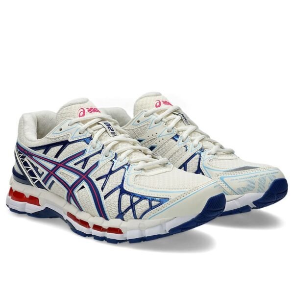 ASICS Gel-Kayano 20 Cream Blue Red