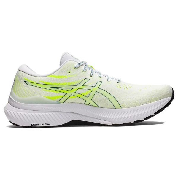 ASICS Gel-Kayano 29 White Velvet Pine Safety Yellow