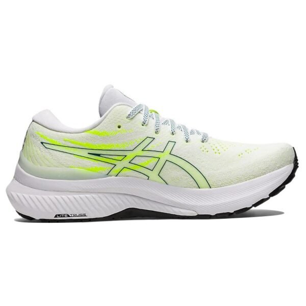 ASICS Gel-Kayano 29 White Velvet Pine Safety Yellow (Womens)