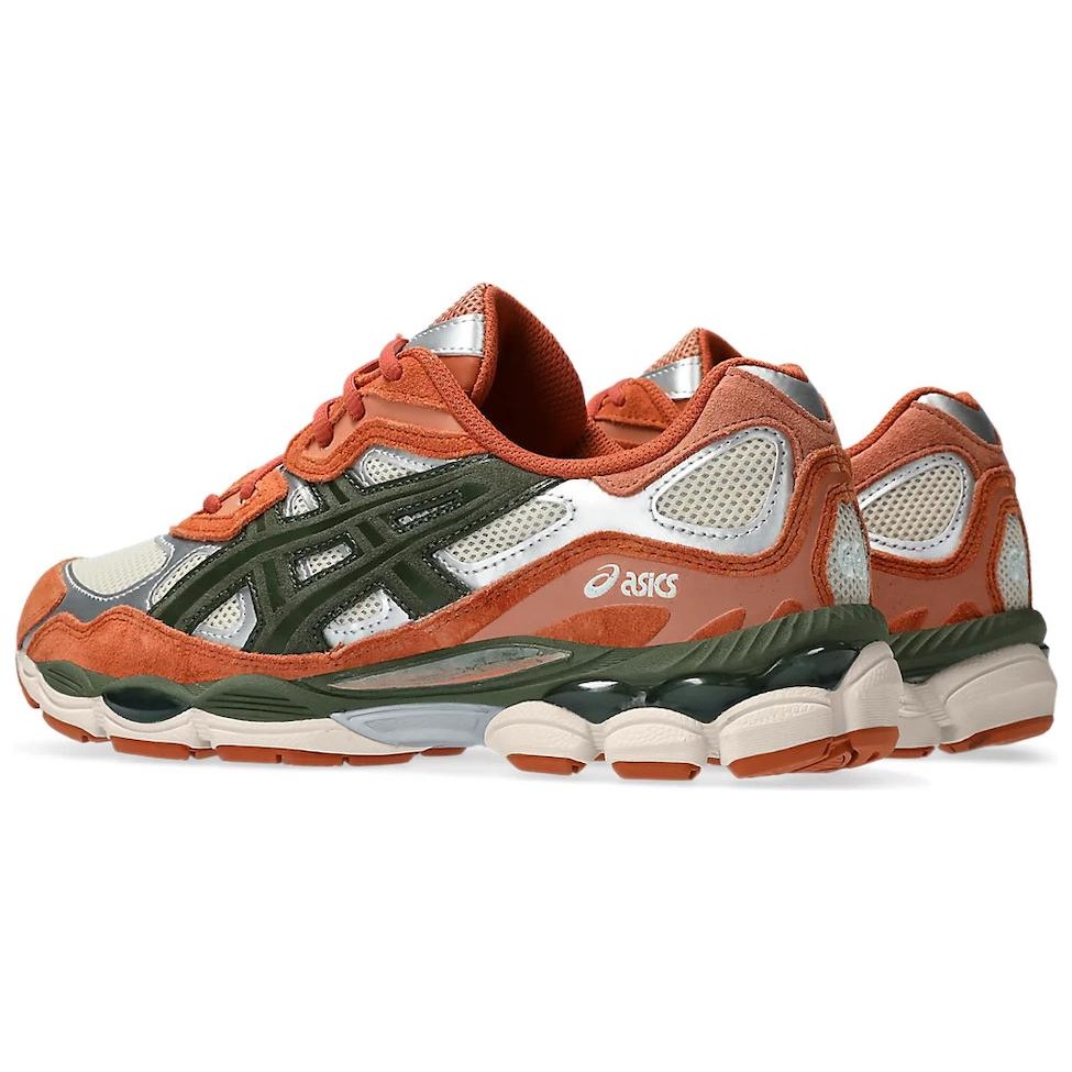ASICS Gel-NYC Oatmeal Forest Green Orange 5 ASICS Gel-NYC Oatmeal Forest Green Orange