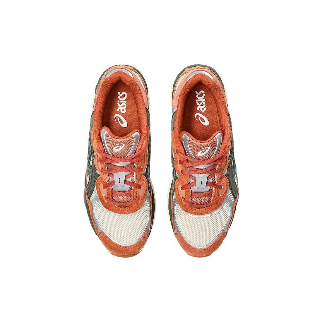 ASICS Gel-NYC Oatmeal Forest Green Orange 6 ASICS Gel-NYC Oatmeal Forest Green Orange