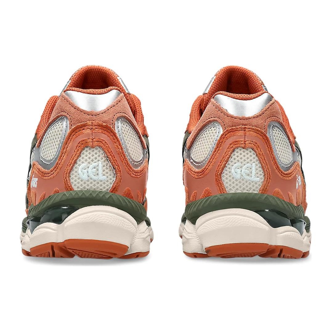 ASICS Gel-NYC Oatmeal Forest Green Orange 7 ASICS Gel-NYC Oatmeal Forest Green Orange