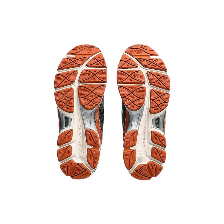 ASICS Gel-NYC Oatmeal Forest Green Orange 8 ASICS Gel-NYC Oatmeal Forest Green Orange