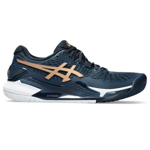 ASICS Gel-Resolution 9 French Blue Pure Gold (Womens)
