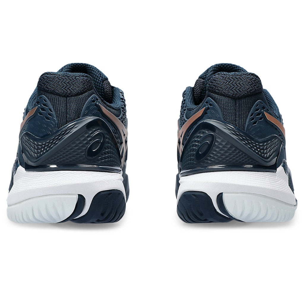 ASICS Gel-Resolution 9 French Blue Pure Gold (Womens) 7 ASICS Gel-Resolution 9 French Blue Pure Gold (Womens)