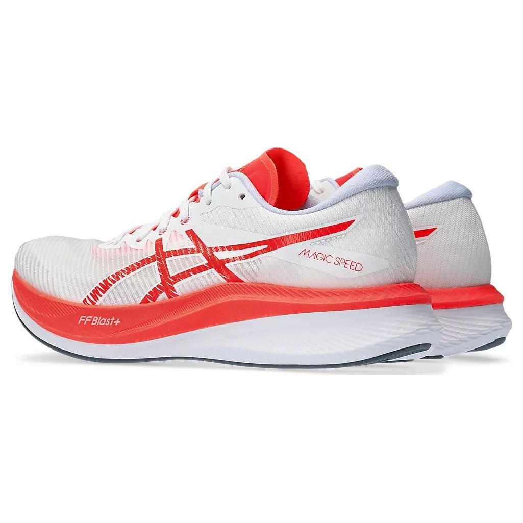 ASICS Magic Speed 3 White Sunrise Red (Womens) 6 ASICS Magic Speed 3 White Sunrise Red (Womens)