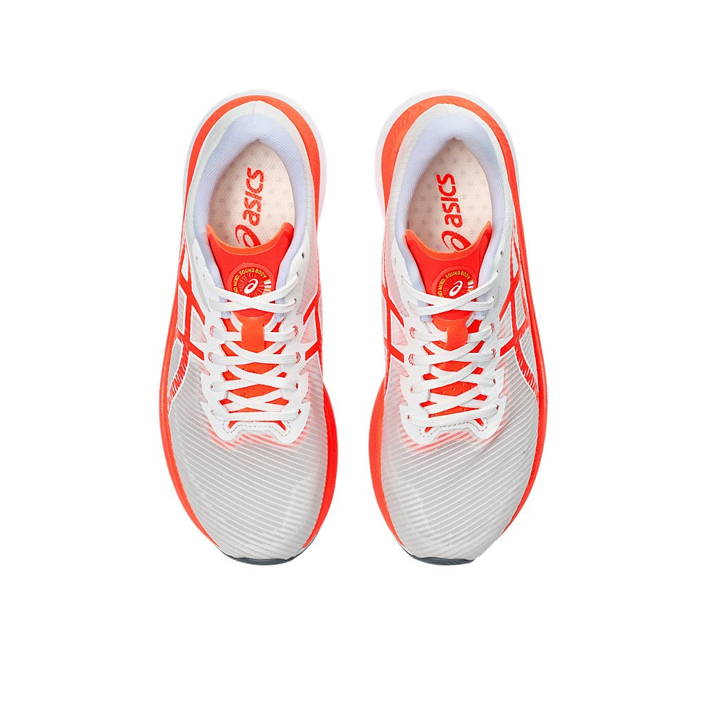 ASICS Magic Speed 3 White Sunrise Red (Womens) 7 ASICS Magic Speed 3 White Sunrise Red (Womens)