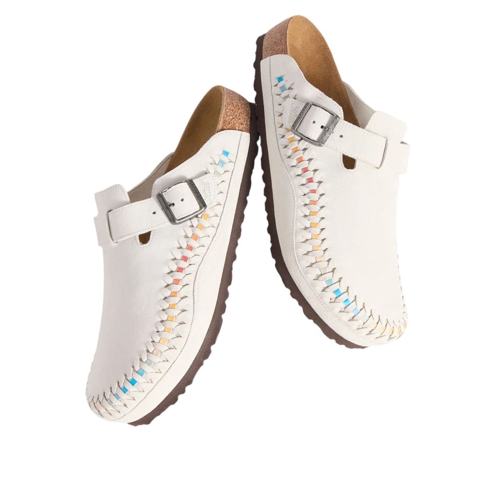 Birkenstock Boston Braided Suede Kith Antique White Tie Dye 6 Birkenstock Boston Braided Suede Kith Antique White Tie Dye