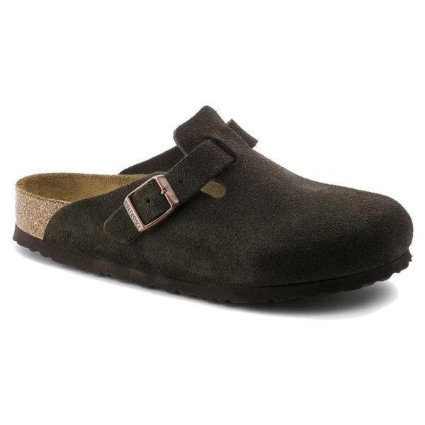 Birkenstock Boston Soft Footbed Suede Mocha