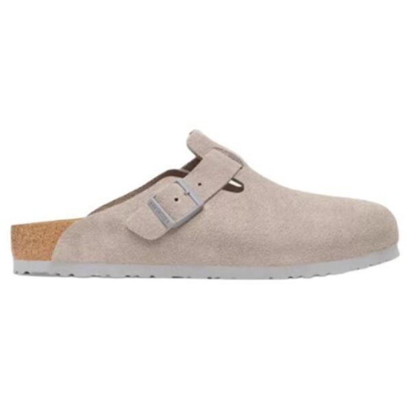 Birkenstock Boston Suede Stone Coin