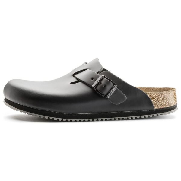 Birkenstock Boston Super Grip Leather Black