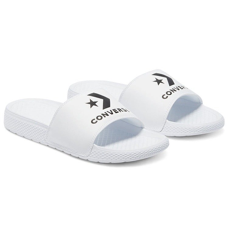Converse All Star Slide White Black 5 Converse All Star Slide White Black