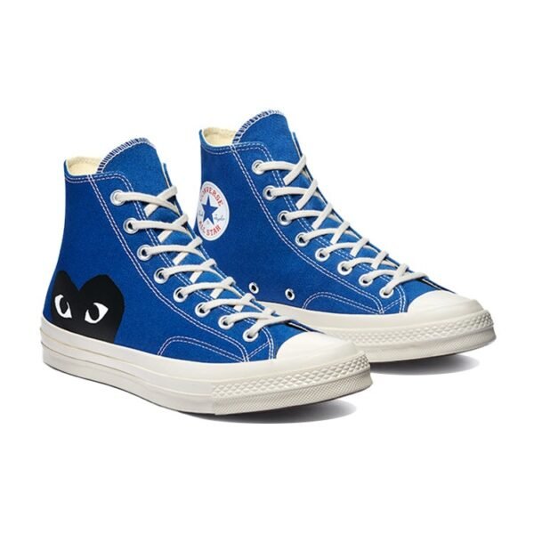 Converse Chuck Taylor All Star 70 Hi Comme des Garcons PLAY Blue Quartz