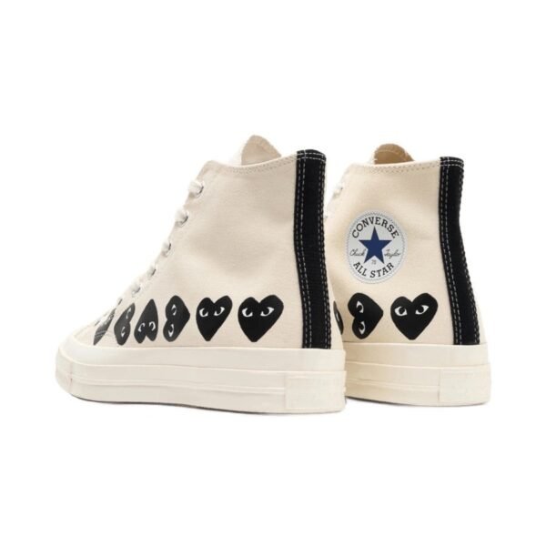 Converse Chuck Taylor All Star 70 Hi Comme des Garcons PLAY Multi-Heart Milk