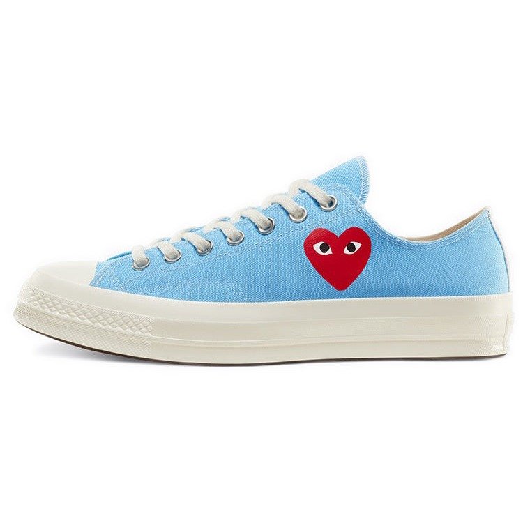 Converse Chuck Taylor All Star 70 Ox Comme des Garcons PLAY Bright Blue 4 Converse Chuck Taylor All Star 70 Ox Comme des Garcons PLAY Bright Blue