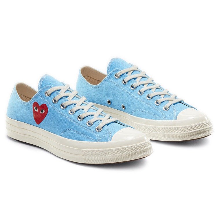 Converse Chuck Taylor All Star 70 Ox Comme des Garcons PLAY Bright Blue 6 Converse Chuck Taylor All Star 70 Ox Comme des Garcons PLAY Bright Blue