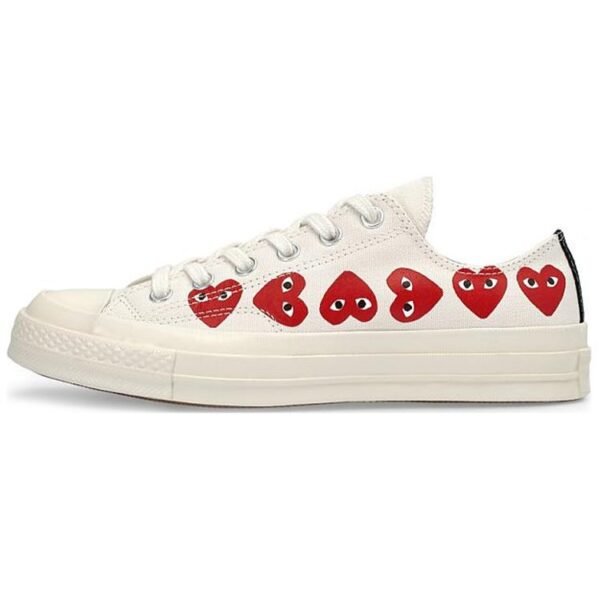 Converse Chuck Taylor All Star 70 Ox Comme des Garcons PLAY Multi-Heart White