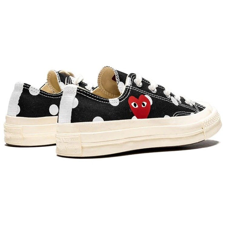 Converse Chuck Taylor All Star 70 Ox Comme des Garcons PLAY Polka Dot Black 6 Converse Chuck Taylor All Star 70 Ox Comme des Garcons PLAY Polka Dot Black